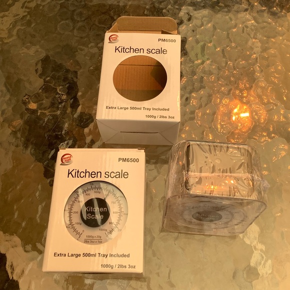 Mechanical Kitchen Scale Transparent Black Plastic - Picture 11 of 16